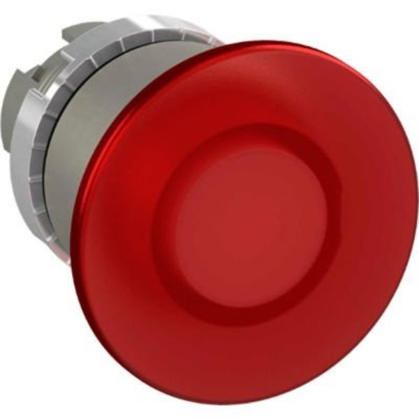 Springer Controls Co ABB Illuminated Mushroom Head PB Metal Bezel, 22mm, Red, P9M-EM4RL P9M-EM4RL